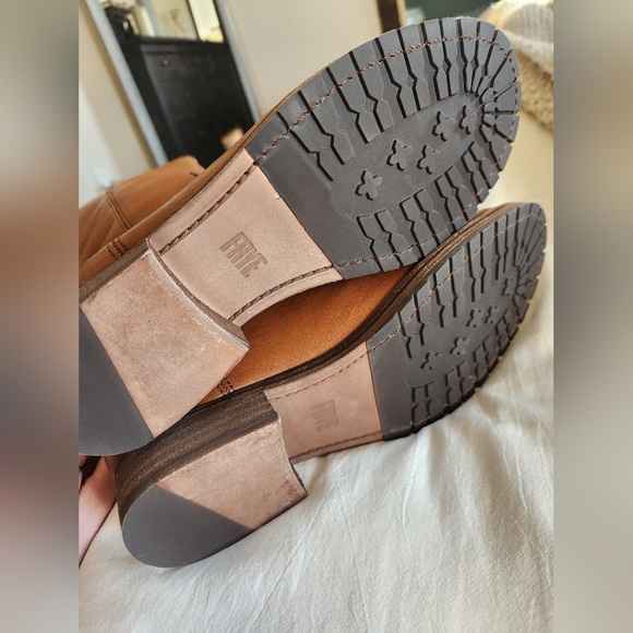 Frye Women's Melissa Double Sole Button Lug Leather
Boots Bronze/Vintage Leather - Picture 6 of 8